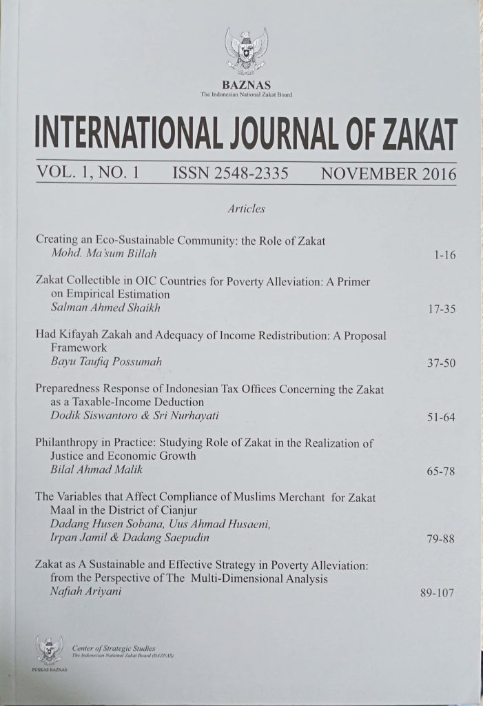 International Journal Of Zakat 100 701x1024