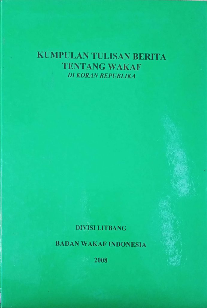 Kumpulan Tulisan Berita Tentang Wakaf Di Koran Republika 545 691x1024